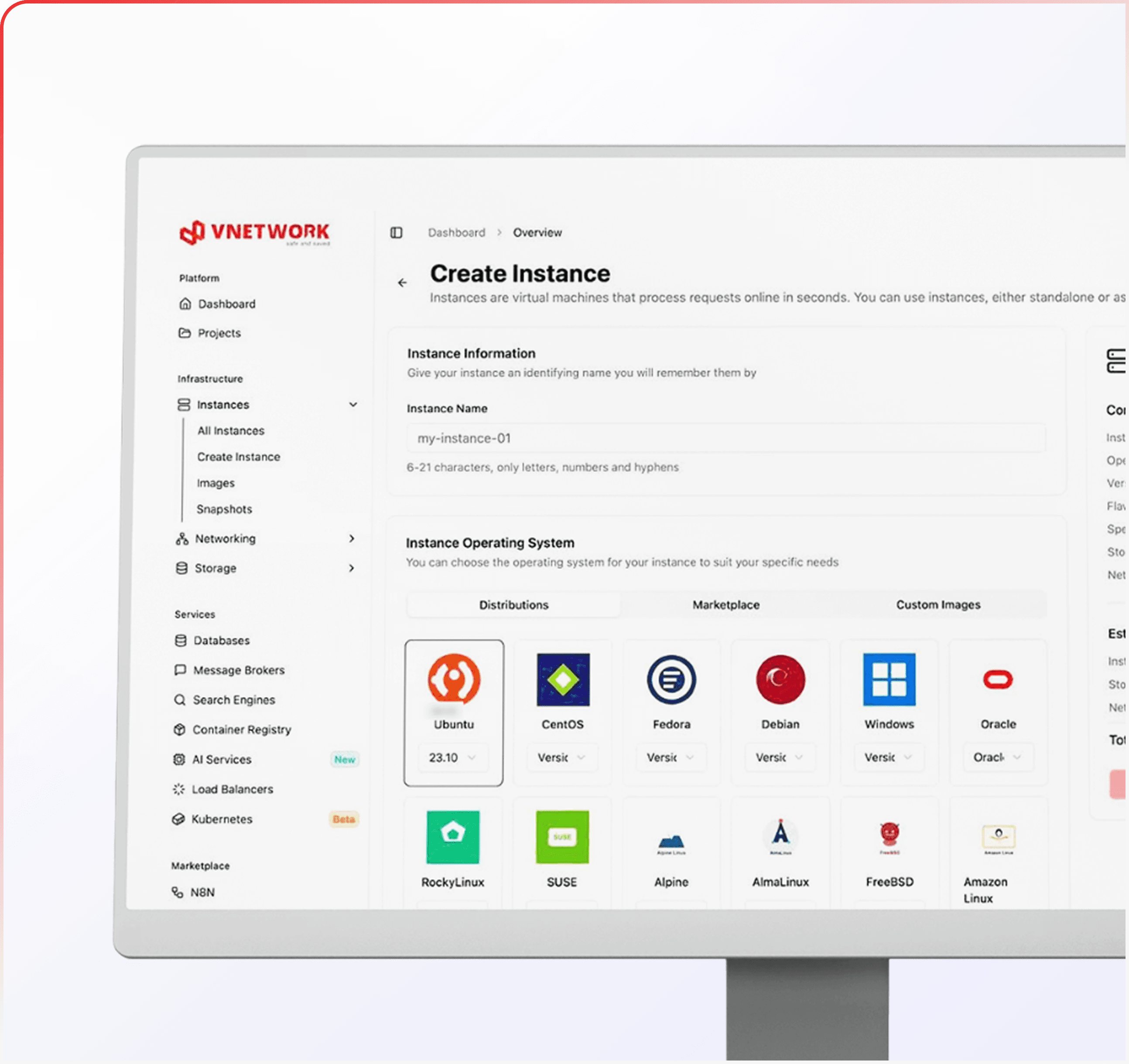 VCLOUD Dashboard